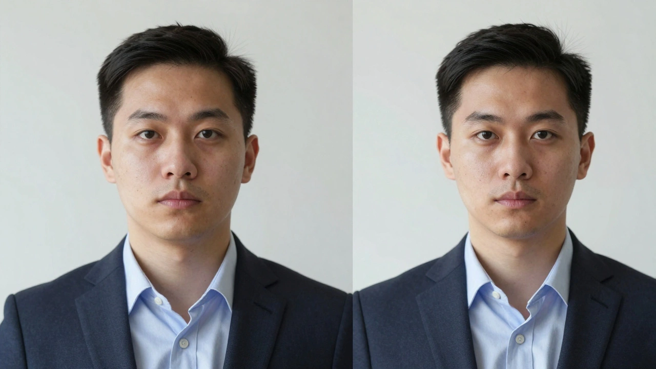 Comparison of facial distortion between a wide lens and an 85mm lens