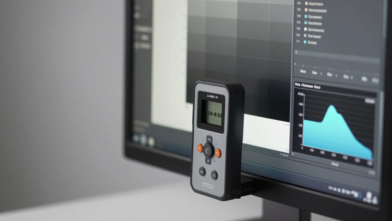 Colorimeter calibrating monitor for accurate prints