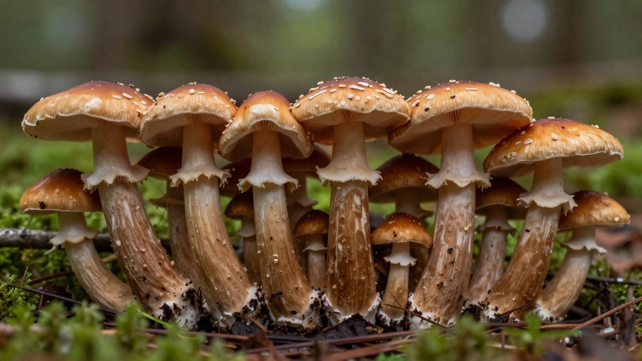 Perfectly focused mushroom showing results of handheld focus stacking