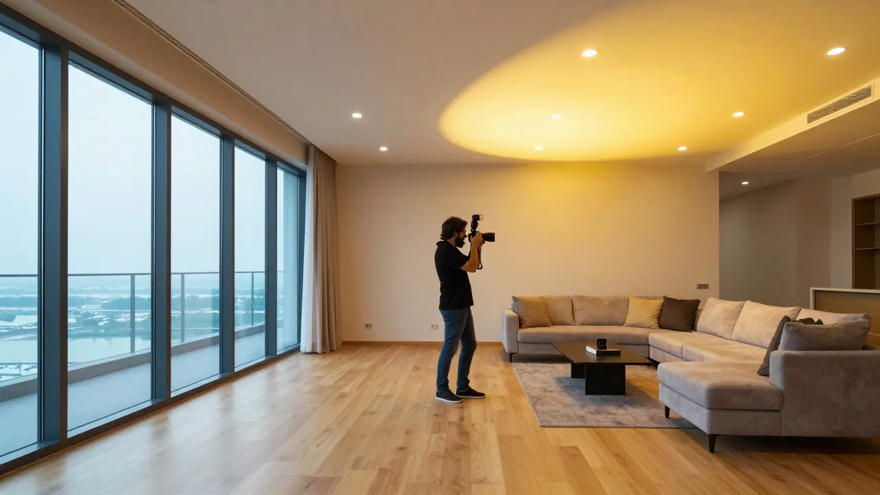 Interior Lighting for Real Estate Photography: Balancing Natural and Artificial Light