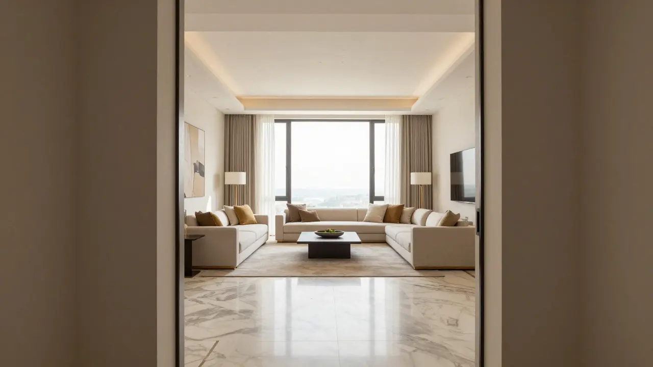 Real Estate Composition: Leading Lines and Room Entry Views