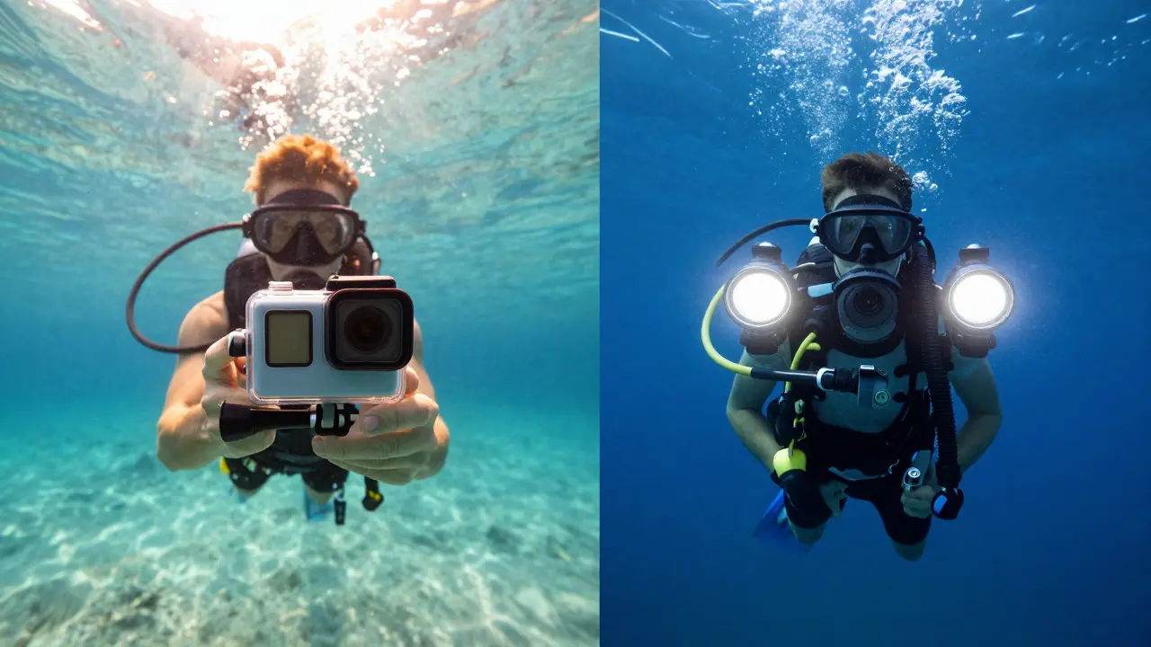 Snorkel vs. Scuba Photography: Gear, Depth, and Safety Comparison