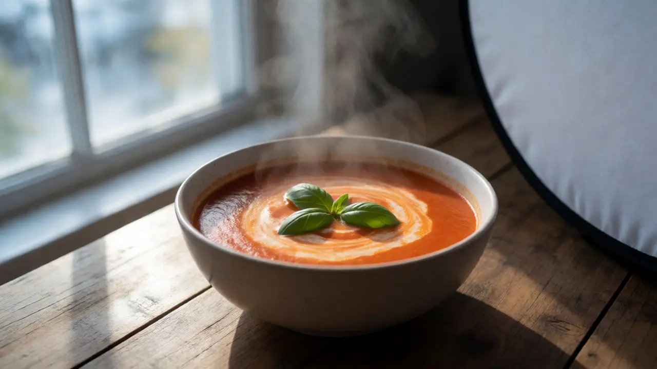 Reflectors and Bounce in Food Photography: Softening Shadows on Dishes