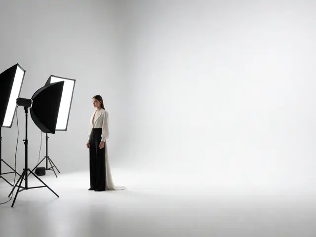 Studio Fashion Photography: Mastering Seamless Backgrounds and Set Design