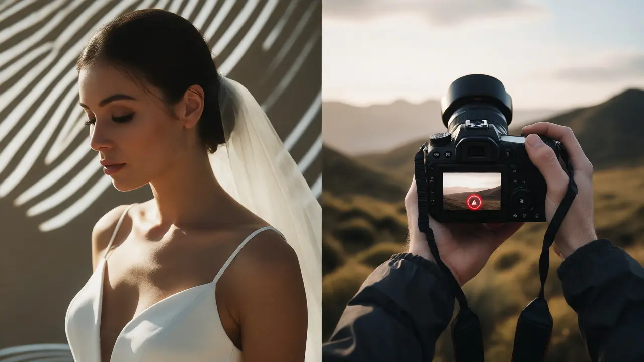Comparison of zebra overlays on portraits and blinkies on landscapes