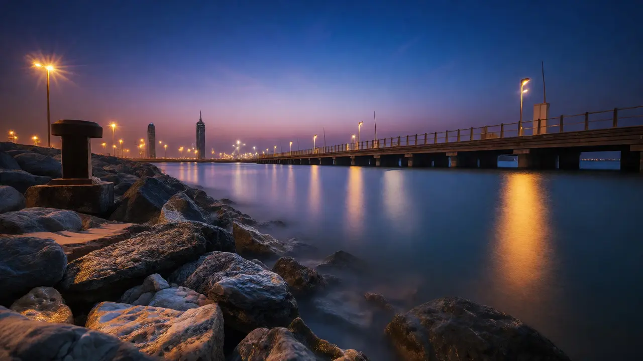 Long Exposure Water at Night: Capturing Piers, Harbors, and Light Trails