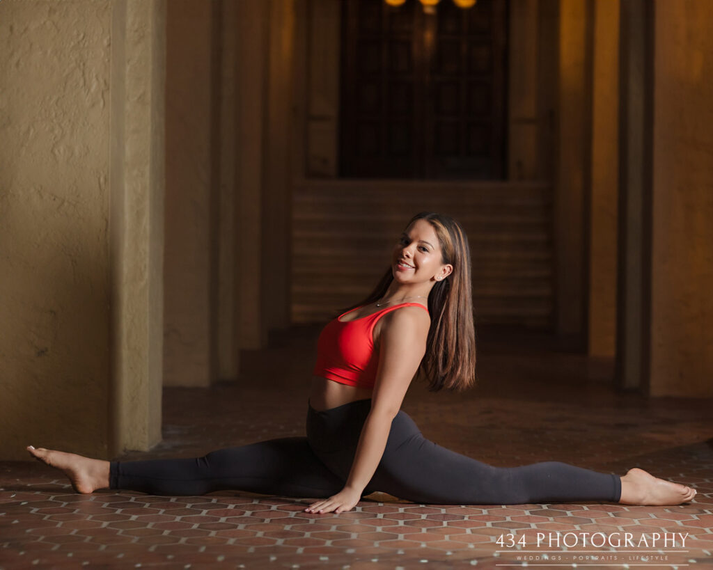 Senior Photo Session at Rollins College of a dancer